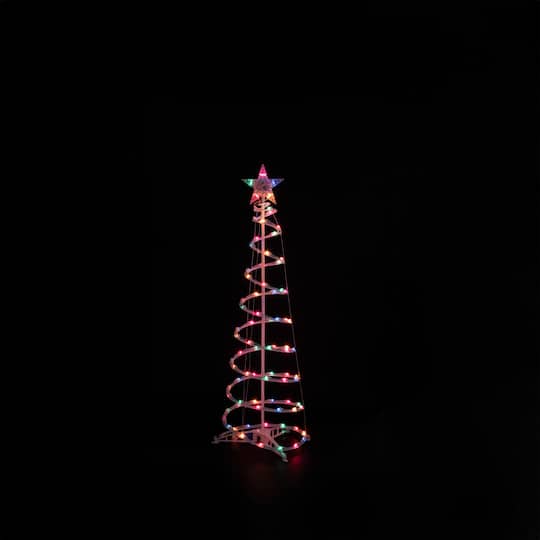 3ft., 4ft., & 6ft. Pre-Lit Spiral Artificial Christmas Tree Set